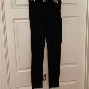 Black Legging with Side Zipper